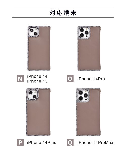 rienda(リエンダ)/iPhone14 iPhone14pro ケース リエンダ rienda スクエア 手帳型 iPhone14ProMax 14Plus iphone13/img23