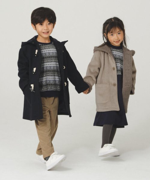 COMME CA ISM KIDS(コムサイズム（キッズ）)/ダッフルコート（M110～120・L120～130）/img01