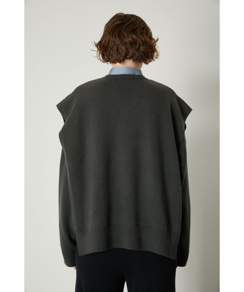 RIM.ARK(リムアーク)/Cloak style knit tops/img19