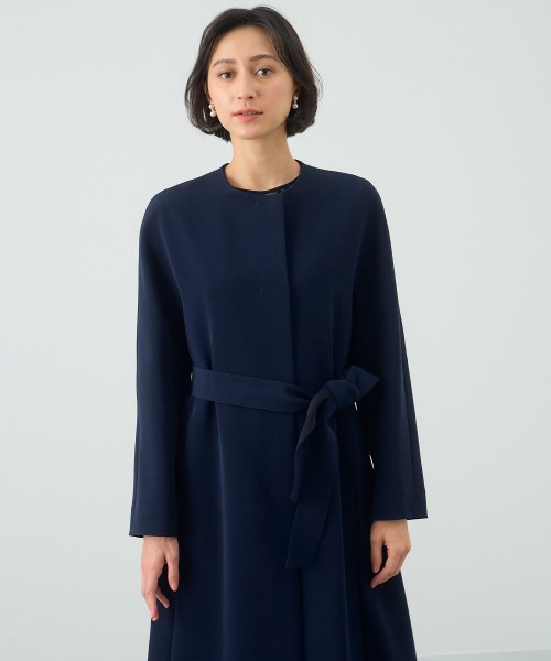 【Eternal Line 2023】コンパクトストレッチノーカラーコート Eternal Line