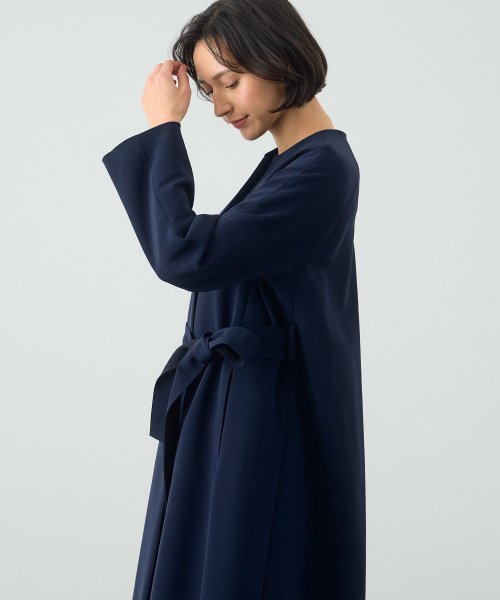 【Eternal Line 2023】コンパクトストレッチノーカラーコート Eternal Line