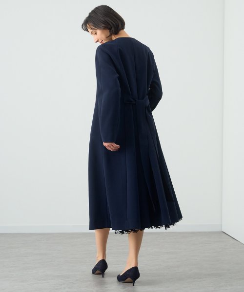 【Eternal Line 2023】コンパクトストレッチノーカラーコート Eternal Line