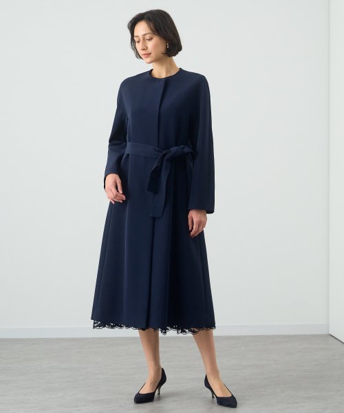 【Eternal Line 2023】コンパクトストレッチノーカラーコート Eternal Line