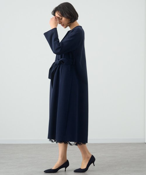 【Eternal Line 2023】コンパクトストレッチノーカラーコート Eternal Line