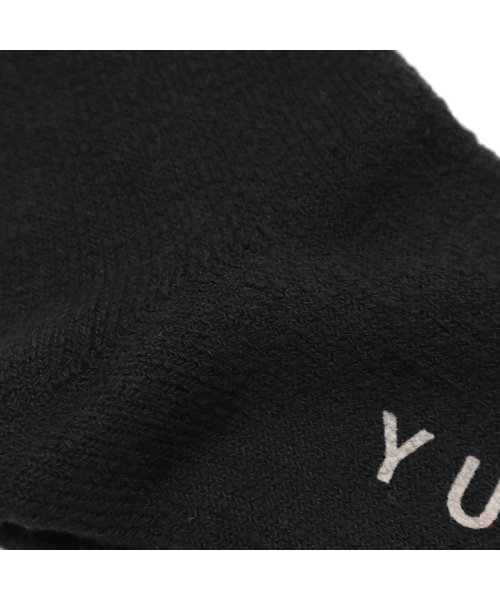 YUQRI(ユクリ)/ユクリ 靴下 YUQRI comfy pile double rib ソックス ショートクルー ロークルー 白 黒 メンズ レディース 121300383/img04