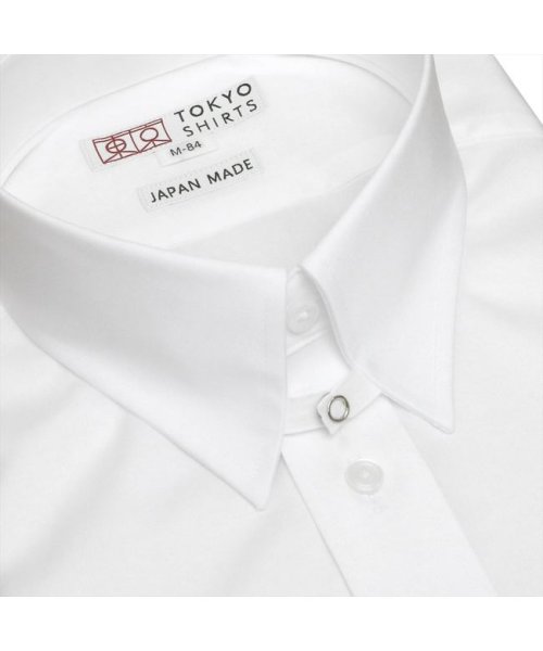 TOKYO SHIRTS(TOKYO SHIRTS)/【国産しゃれシャツ】 タブカラー 長袖 形態安定 ワイシャツ 綿100%/img02