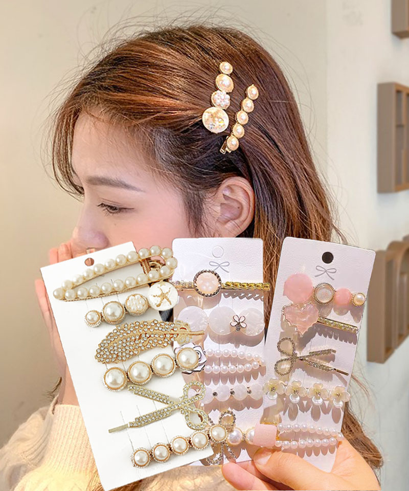 送料無料】チェーン柄 鎖柄 ヘアアクセサリー セット シュシュ 送料無料】チェーン柄 鎖柄 ヘアアクセサリー セット シュシュ