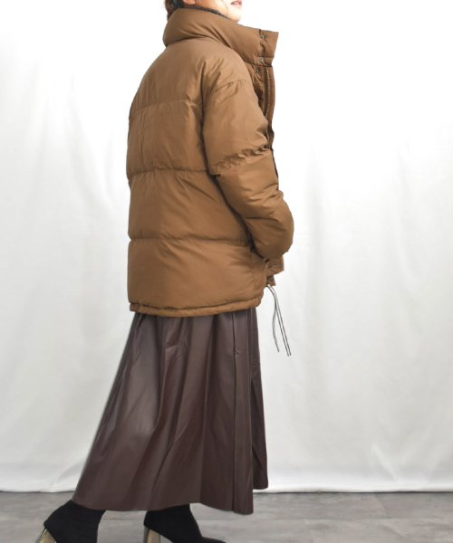 ARGO TOKYO(アルゴトウキョウ)/Fake Leather Flare A Line Skirt 222017　フェイクレザーフレアAラインスカート/img28