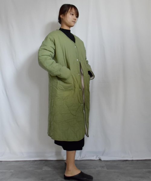 ARGO TOKYO(アルゴトウキョウ)/Revesible Boa Long Coat 21068パイピングボアリバーシブルボアロングコート/img22