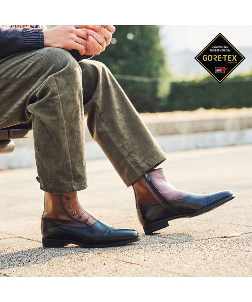 【抗ウイルス・抗菌加工】モデロ MODELLO GORE－TEX ドレスブーツ　SPDM805G 抗ウイルス 抗菌加工 モデロ MODELLO