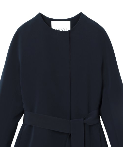 【Eternal Line 2023】コンパクトストレッチノーカラーコート Eternal Line