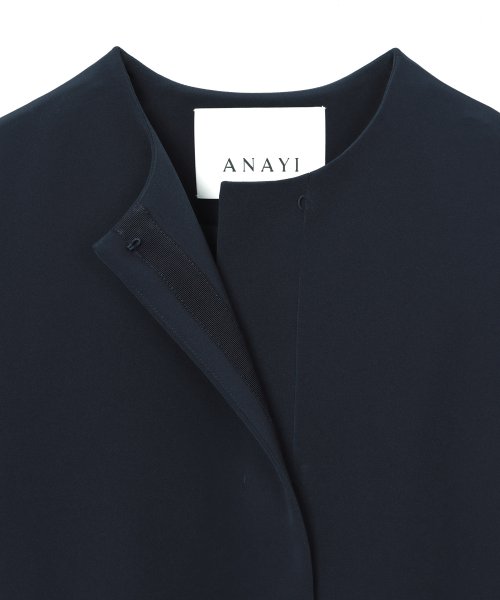 【Eternal Line 2023】コンパクトストレッチノーカラーコート Eternal Line