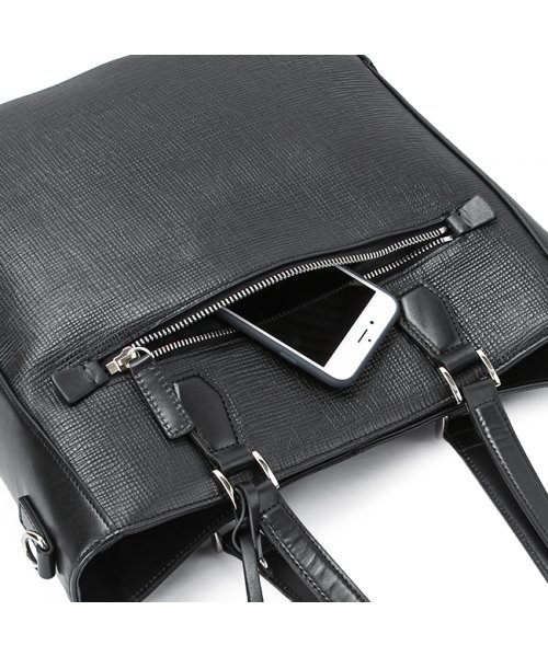 ゾンネ トートバッグ ビジネストート 本革 ファスナー付き 肩掛け A4 スターク SONNE STARK SOBS002 メンズ ブランド スターク STARK