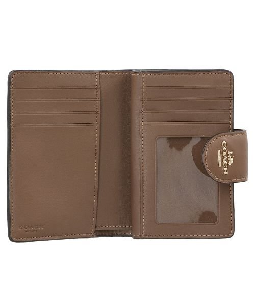 COACH(コーチ)/コーチ C0082 二つ折り財布 MEDIUM CORNER ZIP WALLET 小銭入れ付 シグネチャー レディース/img15