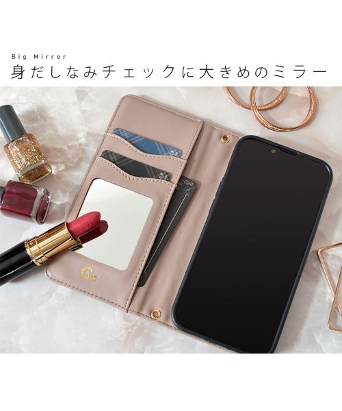 CECIL McBEE(セシルマクビー)/iphone14 14pro iphone13 セシルマクビー CECIL McBEE キルティング 手帳ケース スマホ アイフォン/img19