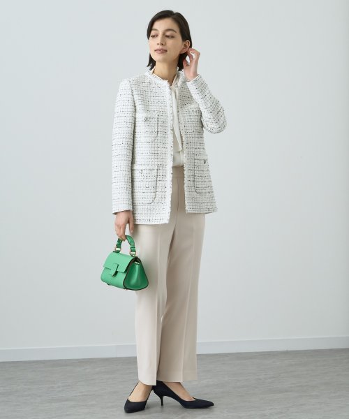 【Eternal Line 2023】ミックスツィードノーカラーハーフ ジャケット 無し Eternal Line