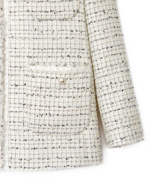 【Eternal Line 2023】ミックスツィードノーカラーハーフ ジャケット 無し Eternal Line