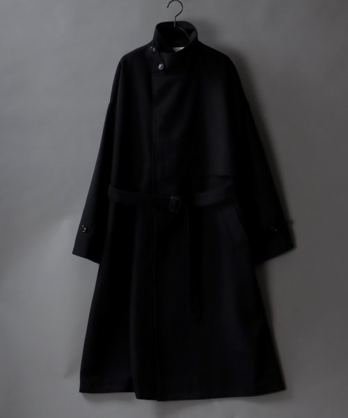 SITRY(SITRY)/【SITRY】over size wool stand long coat/オーバーサイズ ウール スタンド ロングコート/img04