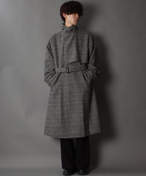 SITRY(SITRY)/【SITRY】over size wool stand long coat/オーバーサイズ ウール スタンド ロングコート/img25