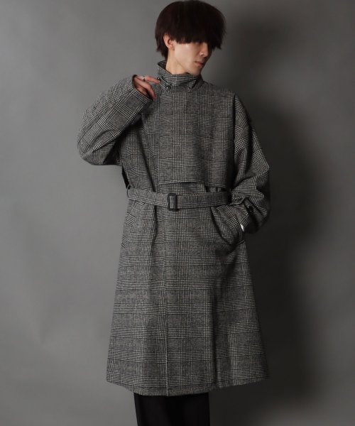 SITRY(SITRY)/【SITRY】over size wool stand long coat/オーバーサイズ ウール スタンド ロングコート/img31