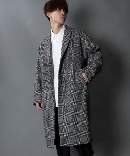 SITRY(SITRY)/【SITRY】over size wool chester coat/オーバーサイズ ウール チェスターコート/シングル チェスター ロングコート/img10