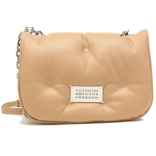 メゾンマルジェラ ショルダーバッグ グラムスラム ミニフラップ ベージュ レディース Maison Margiela S56WG0181 P4300 T2057 Maison Margiela メゾンマルジェラ ショルダーバッグ グラムスラム ミニフラップ ベージュ レディース S56WG0181 P4300