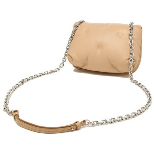 メゾンマルジェラ ショルダーバッグ グラムスラム ミニフラップ ベージュ レディース Maison Margiela S56WG0181 P4300 T2057 Maison Margiela メゾンマルジェラ ショルダーバッグ グラムスラム ミニフラップ ベージュ レディース S56WG0181 P4300