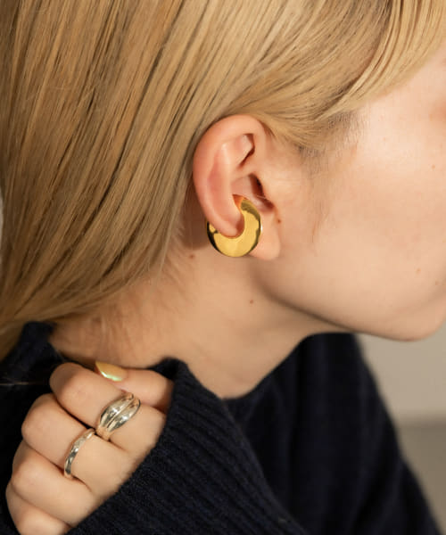 SMELLY so' flat circle earcuff gld(505065385) | スメリー(SMELLY