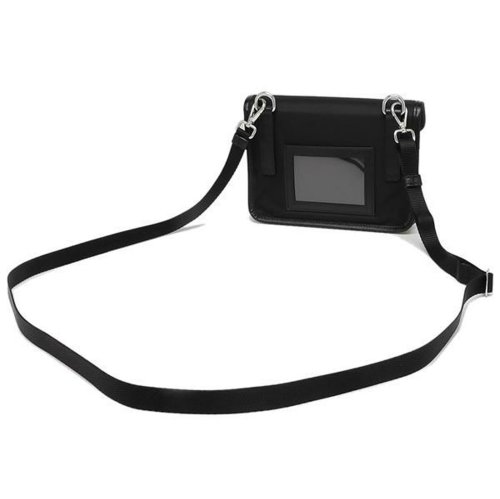 プラダ ショルダーバッグ リナイロン サファイアーノレザー スマホ  