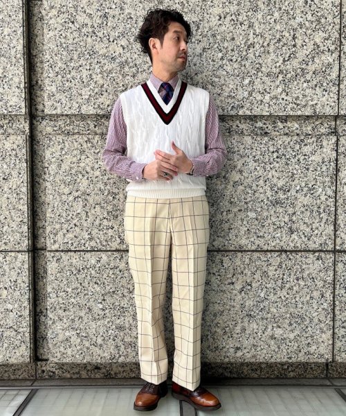 SHIPS MEN(シップス　メン)/THOMSON: Wool Check Trousers/img04