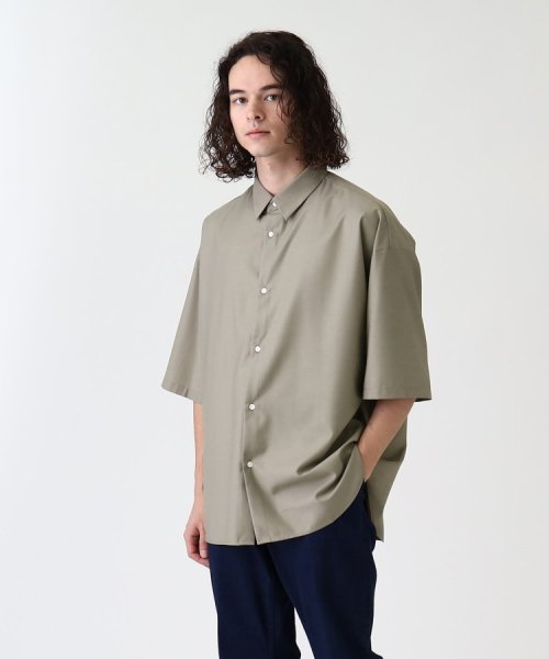 tk.TAKEO KIKUCHI(ティーケー　タケオキクチ)/TRレギュラーカラー半袖シャツ/img15