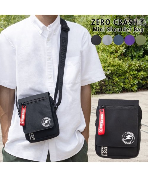 ZERO CRASH(ゼロクラッシュ)/ミニショルダーバッグ ストリートバッグ ショルダーバッグ ミニバッグ アウトドア 撥水 ZERO CRASH ゼロクラッシュ ユニセックス ZC－2010/img01