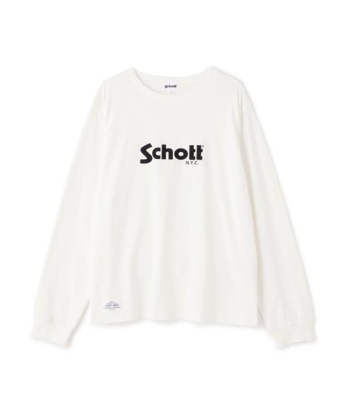 Schott(ショット)/BASIC LOGO LS T－SHIRT/ベーシックロゴ ロングTシャツ/img05