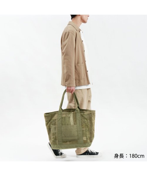 hobo(ホーボー)/ホーボー トートバッグ hobo CARRY－ALL TOTE L UPCYCLED US ARMY CLOTH B4 29L 日本製 HB－BG3515/img02