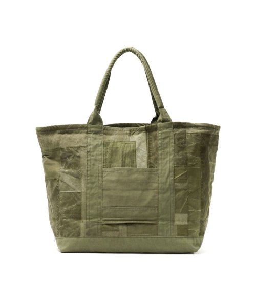 hobo(ホーボー)/ホーボー トートバッグ hobo CARRY－ALL TOTE L UPCYCLED US ARMY CLOTH B4 29L 日本製 HB－BG3515/img04