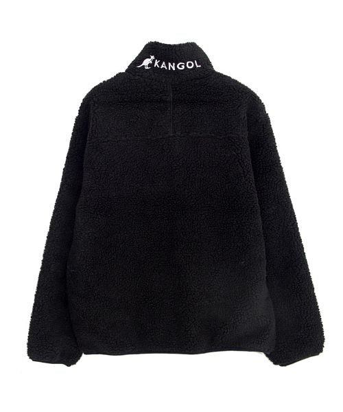 KANGOL(KANGOL)/KANGOL ロゴ刺繍入りハイネックジップアップ長袖ボアジャケット アウター/img20