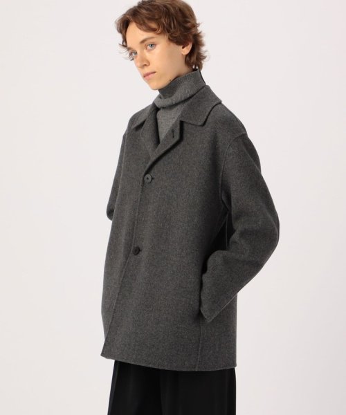 EDITION(EDITION)/MELTON SHORT COAT ウール ダブルフェイスショートコート/img03