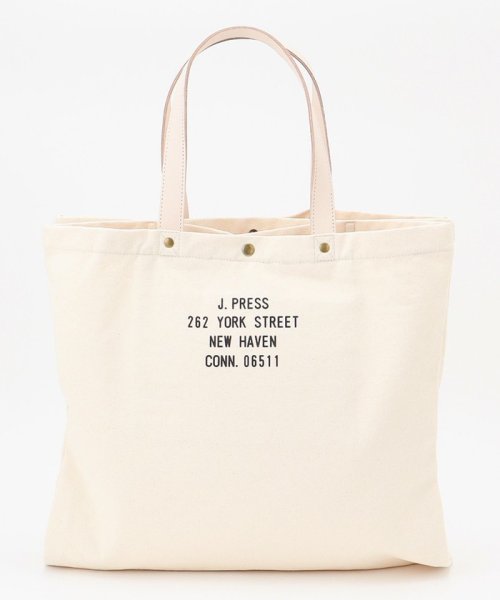 J.PRESS MENS(J．プレス　メンズ)/【120th anniversary】Chenille Patch Tote Bag/img01