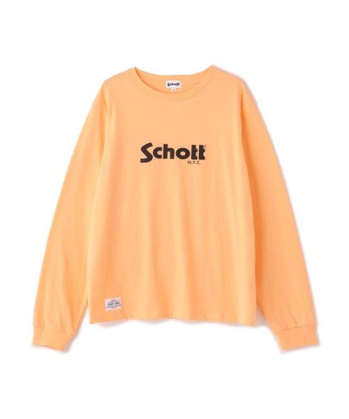 Schott(ショット)/BASIC LOGO LS T－SHIRT/ベーシックロゴ ロングTシャツ/img11