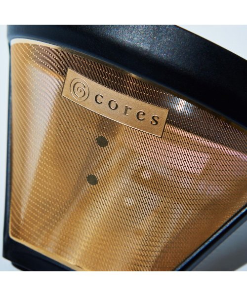 Cores(コレス)/cores コレス コーヒードリッパー フィルター 2－4杯用 ゴールドフィルター ステンレス ドリップ C246/img05