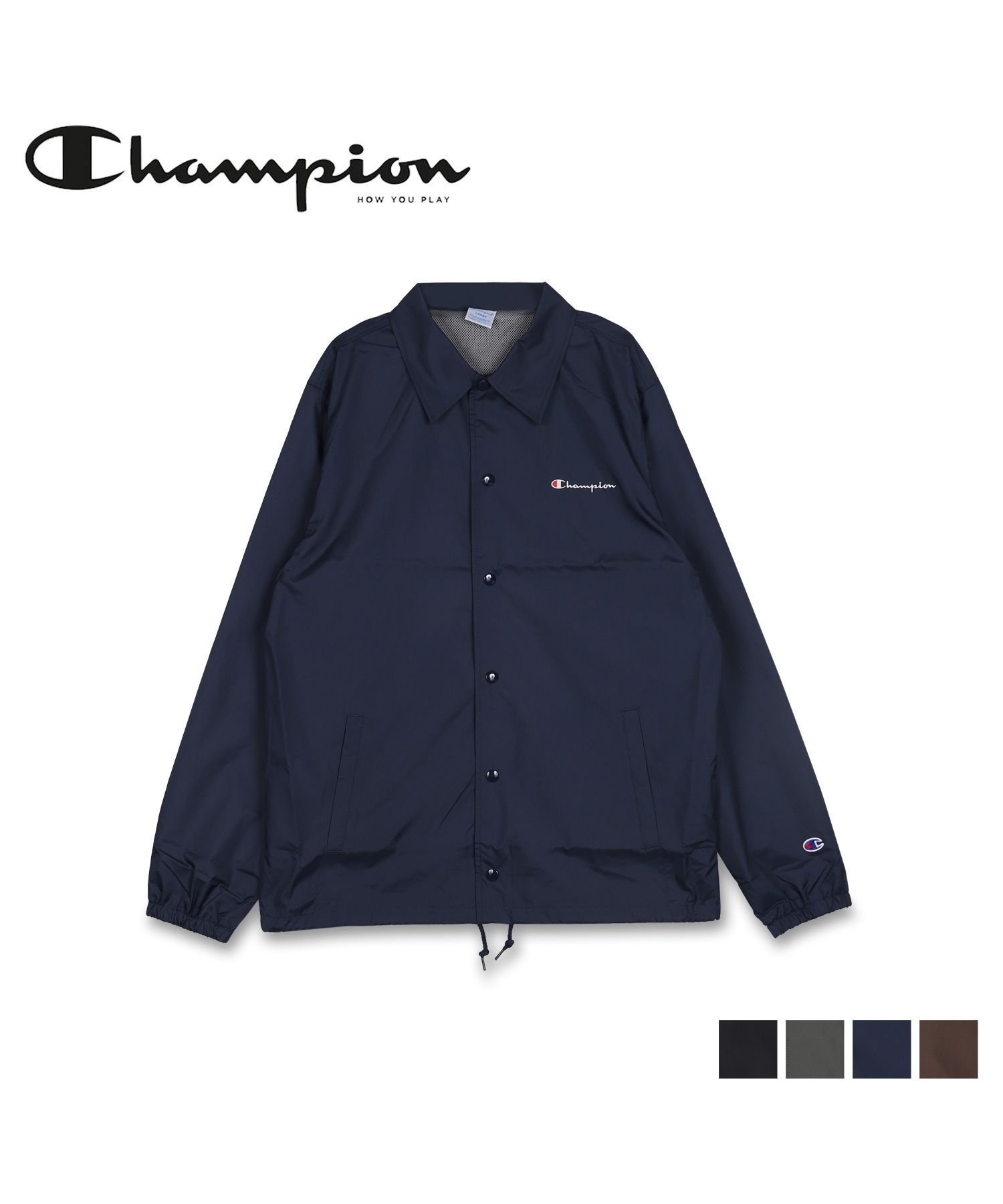 Champion Coach Jacket(C3-G605) Navy