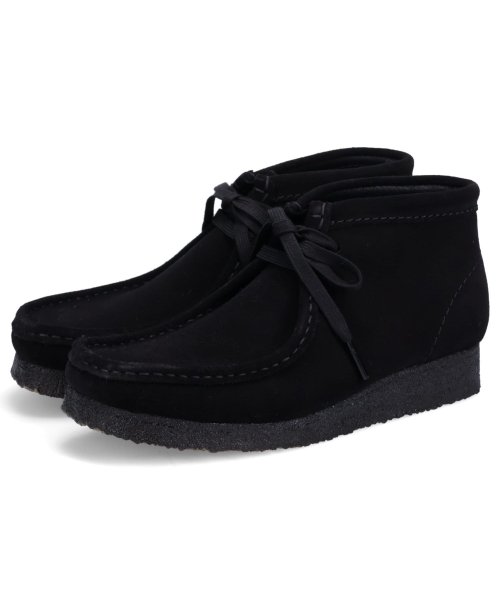 Clarks(クラークス)/クラークス オリジナルズ Clarks Originals ブーツ ワラビーブーツ レディース WALLABEE BOOTS ブラック 黒 26155521/img06