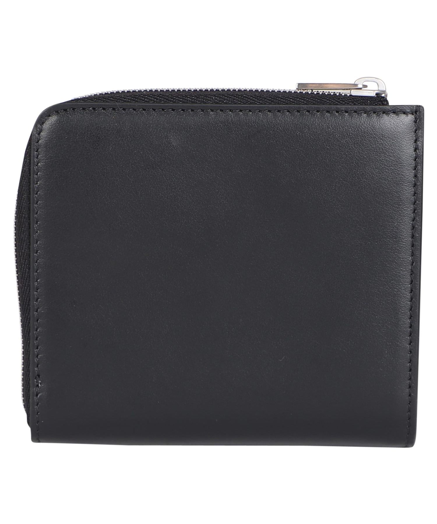 ジルサンダー JIL SANDER 財布 カードケース 名刺入れ 定期入れ メンズ レディース 本革 L字ファスナー CARD CASE ブラック 黒  J25U