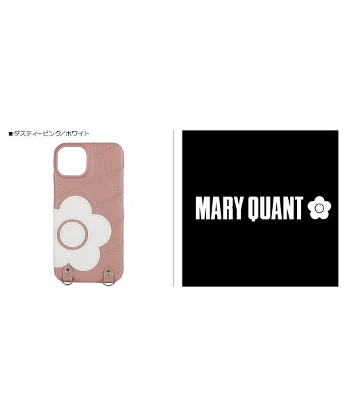 MARY QUANT(マリークヮント)/MARY QUANT マリークヮント iPhone 14 13 ケース スマホケース 携帯 レディース PU QUILT LEATHER NEW SLING C/img03