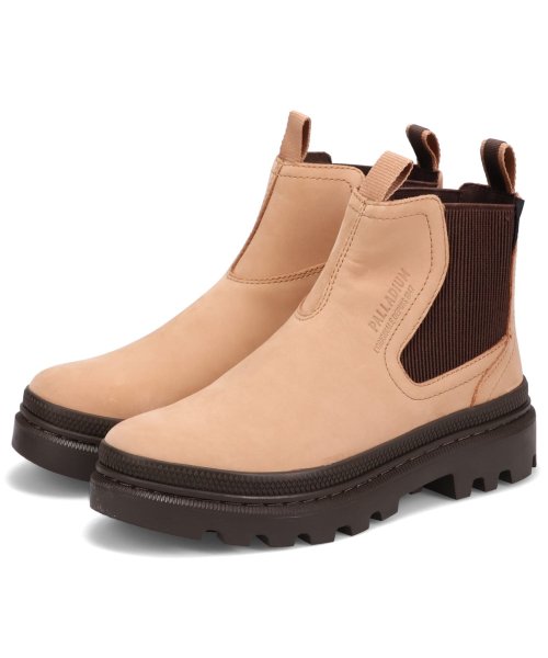 パラディウム PALLADIUM サイドゴアブーツ パラトゥルーパー チェルシー メンズ レディース 防水 PALLATROOPER CHE WP ベージュ 7 パラディウム PALLADIUM PALLATROOPER CHE WP