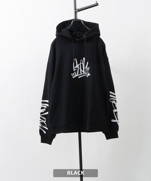 1111clothing(ワンフォークロージング)/スウェット パーカー メンズ オーバーサイズ プルパーカー レディース ビッグシルエット スウェットパーカー フード グラフィティ 大きいサイズ/img14