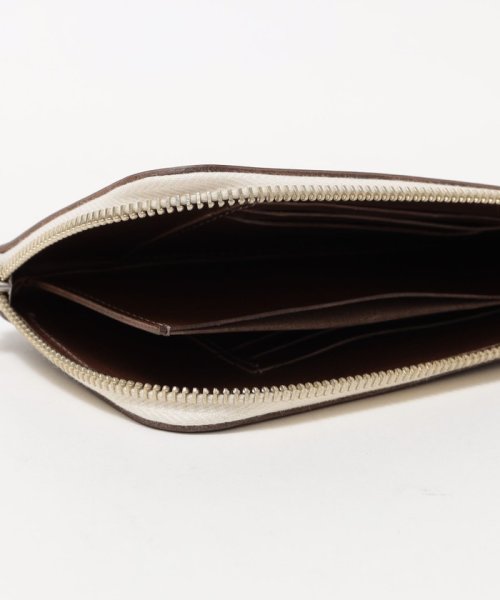 LAMPEYE: L字ジップ ロング ウォレット 長財布 バケッタレザー LAMPEYE