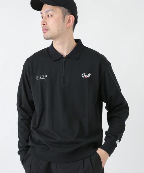 URBAN RESEARCH Sonny Label(アーバンリサーチサニーレーベル)/ELECTRIC GOLF　ZIP UP LONG－SLEEVE ポロシャツ/img01