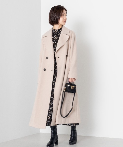 THE GIGI 無くなる ALCOR/ショールカラーダブルチェスターコート THE GIGI 無くなる ALCOR/ショールカラーダブルチェスターコート