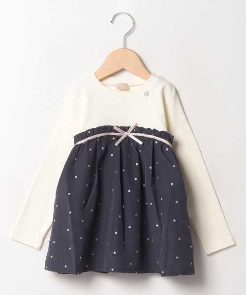 セール】【リンク】ハートシフォンドッキング長T(504922558  